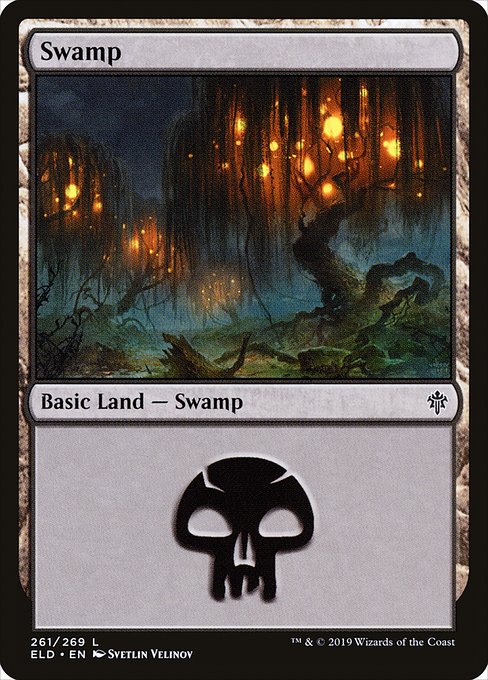 Swamp (261) - Throne of Eldraine - L - 261