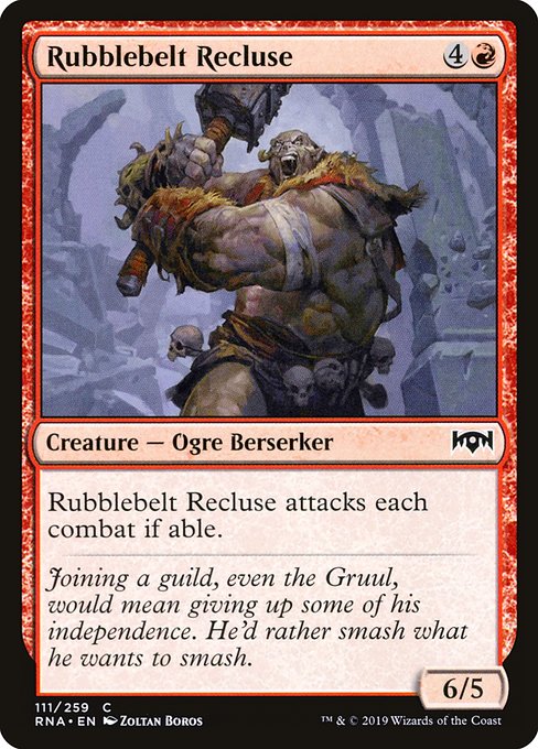 Rubblebelt Recluse - Ravnica Allegiance - C - 111