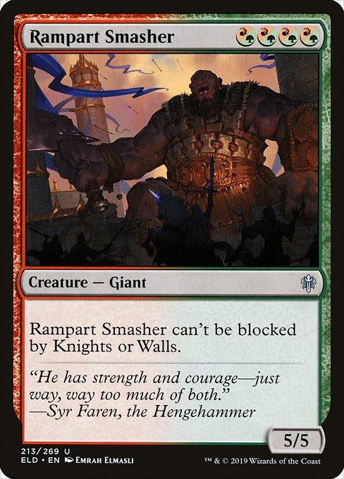 Rampart Smasher - Throne of Eldraine - U - 213