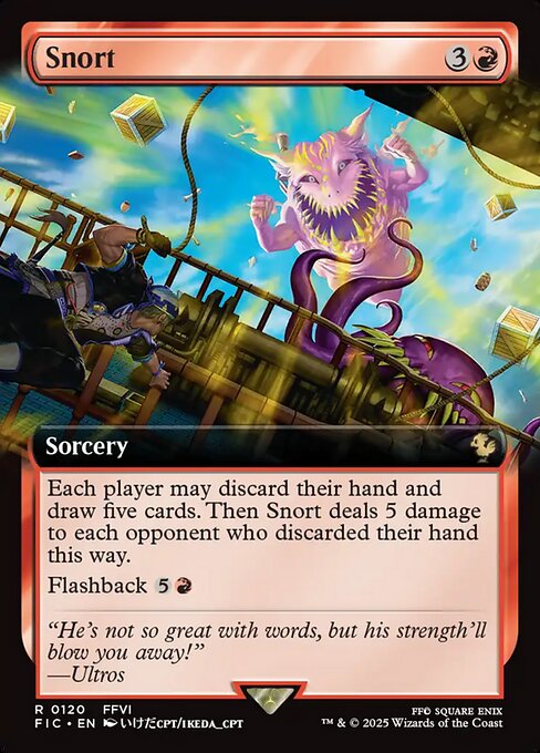 Snort (Extended Art) - Commander: FINAL FANTASY - R - 120