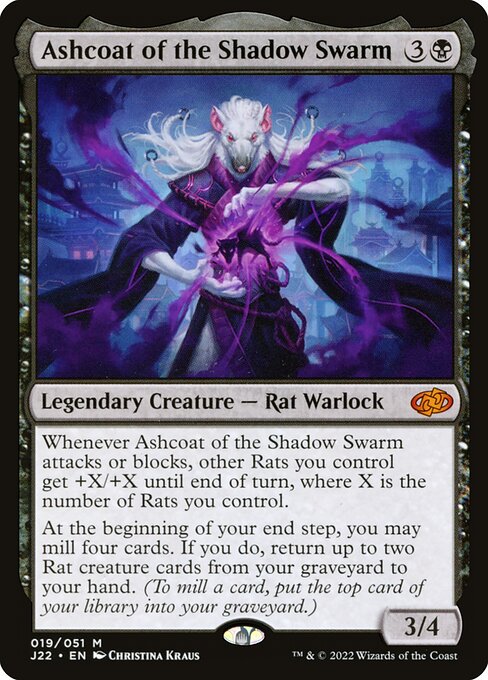 Ashcoat of the Shadow Swarm - Jumpstart 2022 - M - 19
