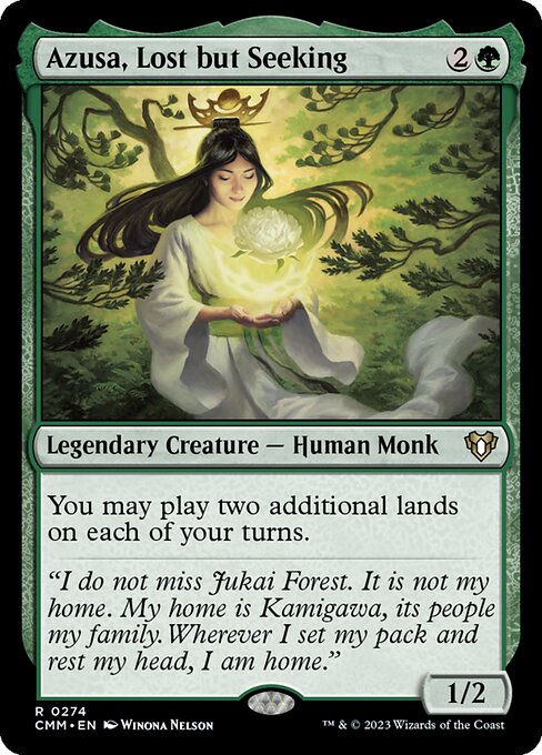 Azusa, Lost but Seeking - Commander Masters - R - 274