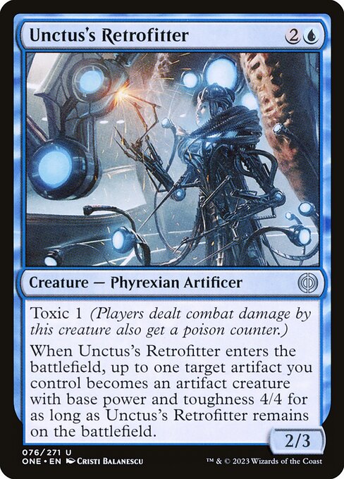 Unctus's Retrofitter - Phyrexia: All Will Be One - U - 76