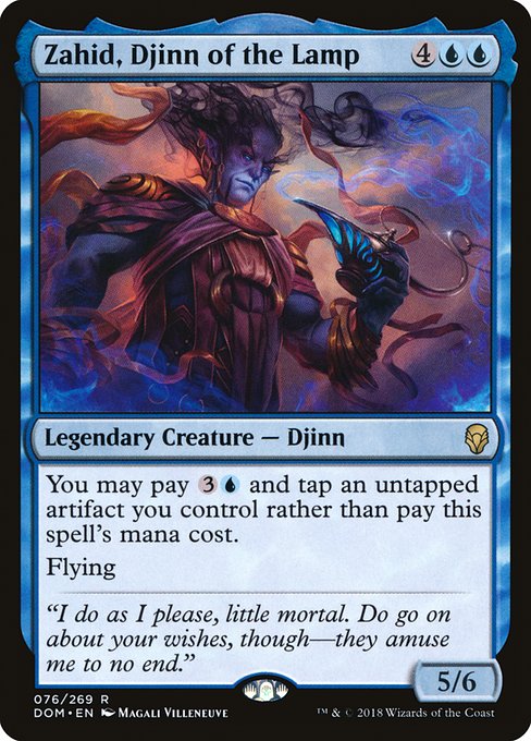 Zahid, Djinn of the Lamp - Dominaria - R - 76