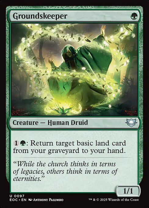 Groundskeeper - Commander: Edge of Eternities - U - 97