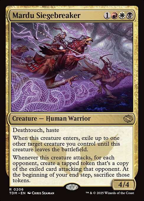 Mardu Siegebreaker - Tarkir: Dragonstorm - R - 206