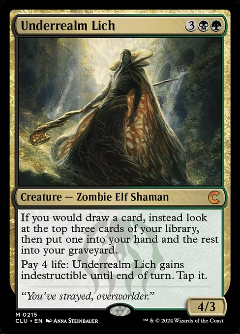 Underrealm Lich - Ravnica: Clue Edition - M - 215