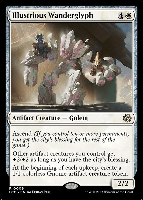 Illustrious Wanderglyph - Commander: The Lost Caverns of Ixalan - R - 9
