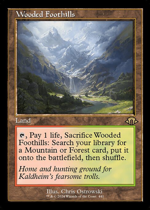 Wooded Foothills (Retro Frame) - Modern Horizons 3 - R - 441