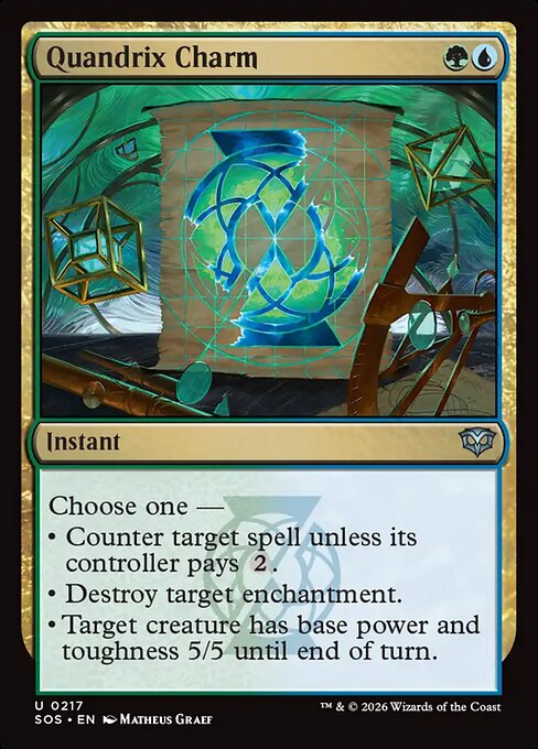 Quandrix Charm - Secrets of Strixhaven - U - 217