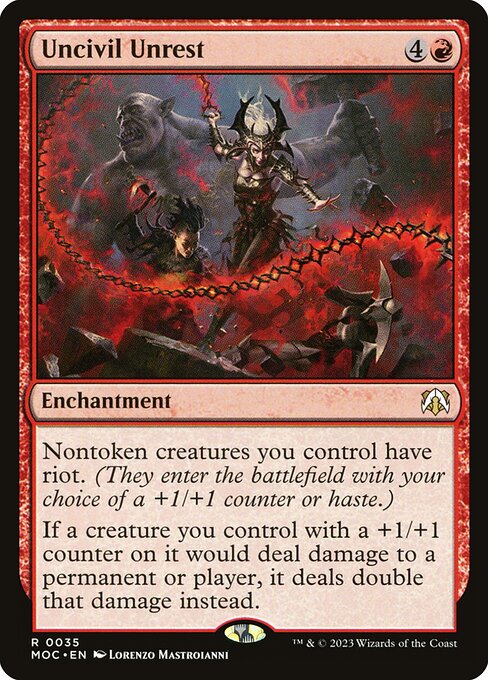 Uncivil Unrest - Commander: March of the Machine - R - 35