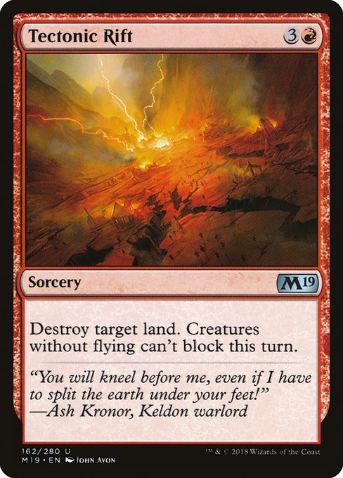 Tectonic Rift - Core Set 2019 - U - 162