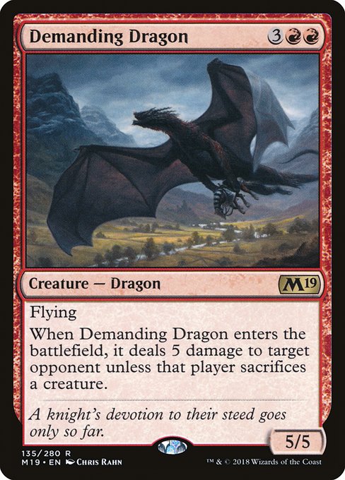 Demanding Dragon - Core Set 2019 - R - 135