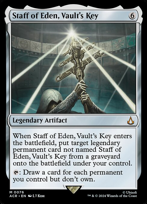 Staff of Eden, Vault's Key - Universes Beyond: Assassin's Creed - M - 76