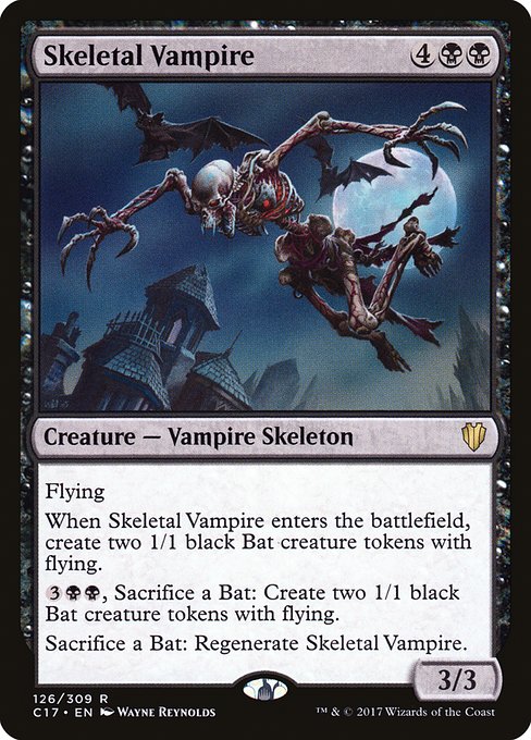 Skeletal Vampire - Commander 2017 - R - 126