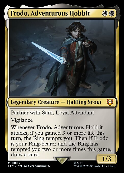 Frodo, Adventurous Hobbit - Commander: The Lord of the Rings: Tales of Middle-earth - M - 2
