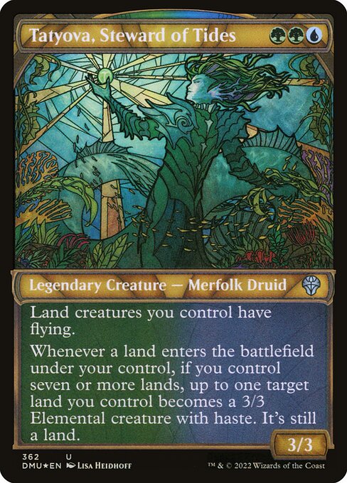 Tatyova, Steward of Tides (Textured Foil) - Dominaria United - U - 362