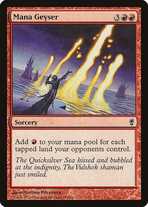 Mana Geyser - Conspiracy - C - 147