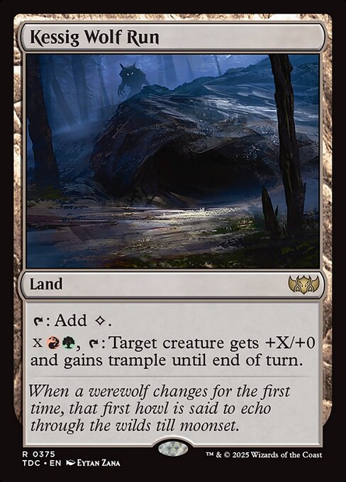 Kessig Wolf Run - Commander: Tarkir: Dragonstorm - R - 375