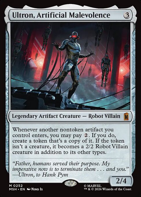 Ultron, Artificial Malevolence - Marvel Super Heroes - M - 252