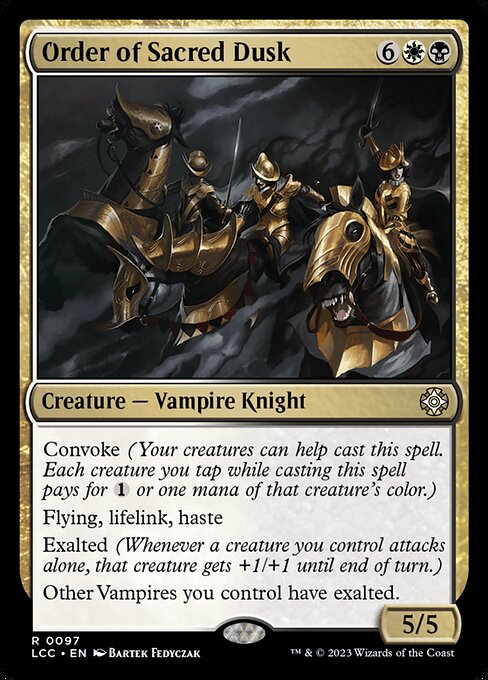 Order of Sacred Dusk - Commander: The Lost Caverns of Ixalan - R - 97