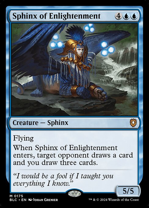 Sphinx of Enlightenment - Commander: Bloomburrow - M - 175