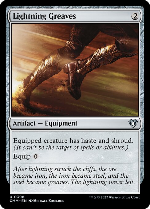 Lightning Greaves - Commander Masters - U - 398