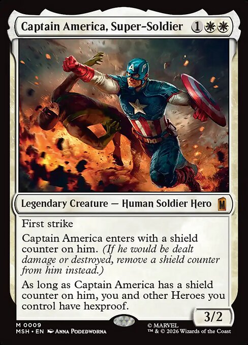 Captain America, Super-Soldier - Marvel Super Heroes - M - 9