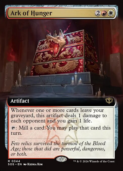 Ark of Hunger (Extended Art) - Secrets of Strixhaven - R - 344
