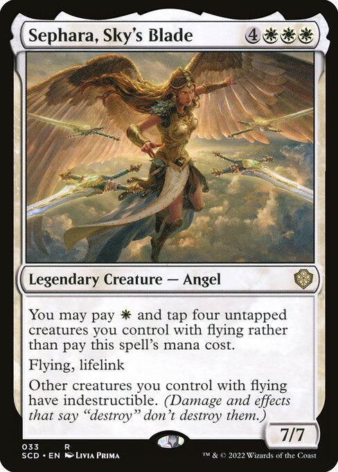 Sephara, Sky's Blade - Starter Commander Decks - R - 33