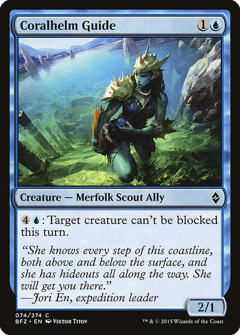 Coralhelm Guide - Battle for Zendikar - C - 74
