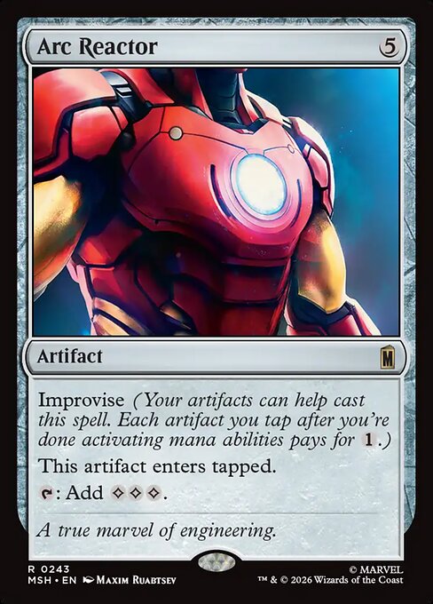 Arc Reactor - Marvel Super Heroes - R - 243