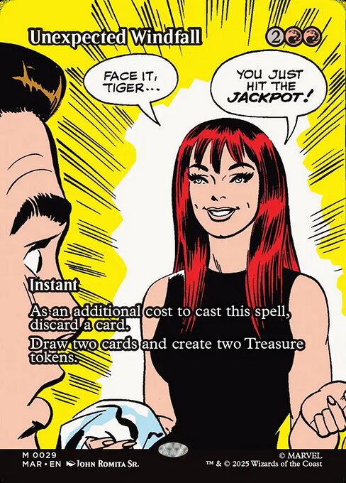 Unexpected Windfall (Borderless) - Marvel Universe Eternal-Legal - M - 29