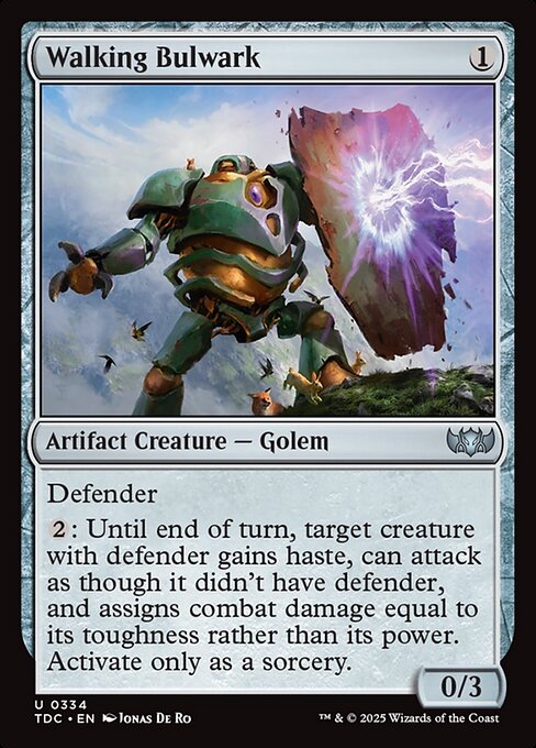 Walking Bulwark - Commander: Tarkir: Dragonstorm - U - 334