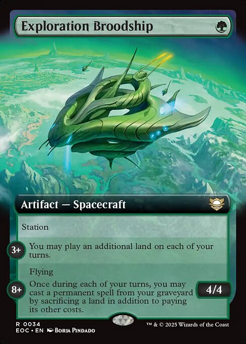 Exploration Broodship (Extended Art) - Commander: Edge of Eternities - R - 34