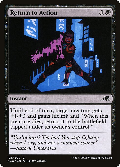 Return to Action - Kamigawa: Neon Dynasty - C - 121