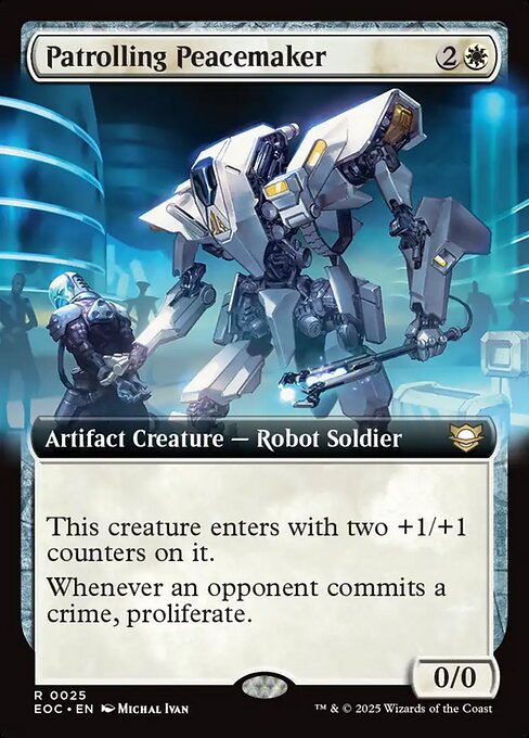Patrolling Peacemaker (Extended Art) - Commander: Edge of Eternities - R - 25