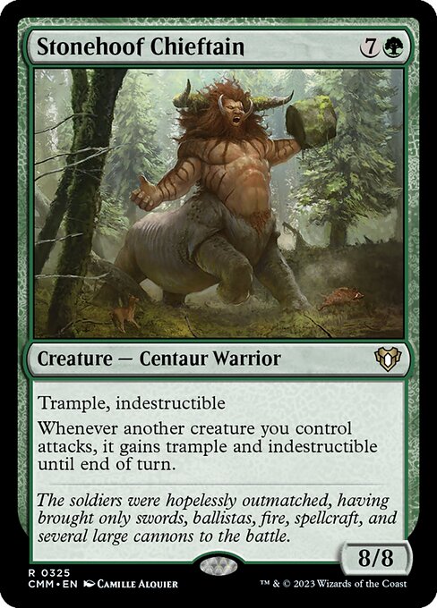 Stonehoof Chieftain - Commander Masters - R - 325
