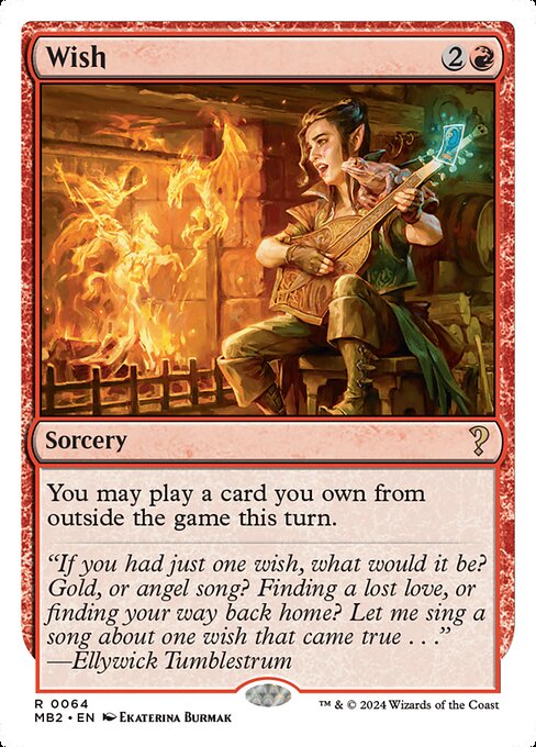 Wish (White Border) - Mystery Booster 2 - R - 64