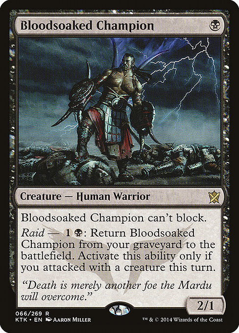Bloodsoaked Champion - Khans of Tarkir - R - 66