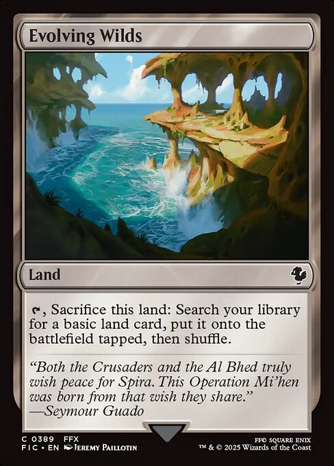 Evolving Wilds (Surge Foil) - Commander: FINAL FANTASY - C - 389