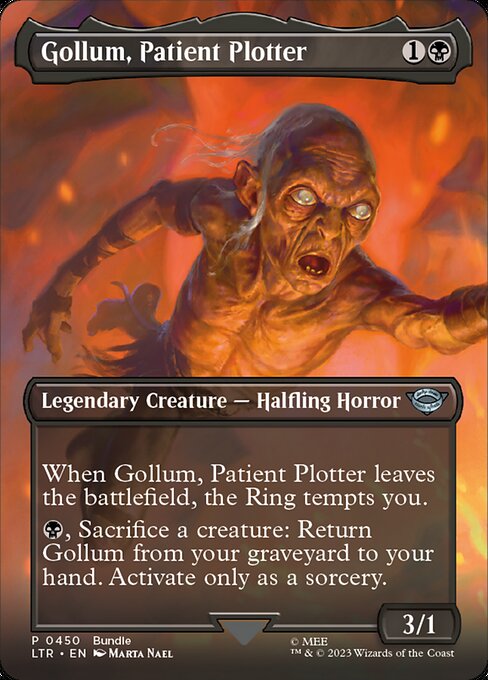 Gollum, Patient Plotter (Borderless) (LTR Bundle) - Unique and Miscellaneous Promos - P - 450