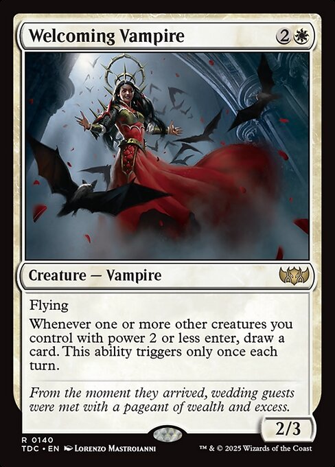 Welcoming Vampire - Commander: Tarkir: Dragonstorm - R - 140