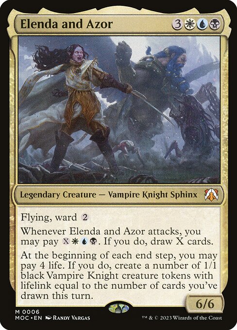Elenda and Azor - Commander: March of the Machine - M - 6