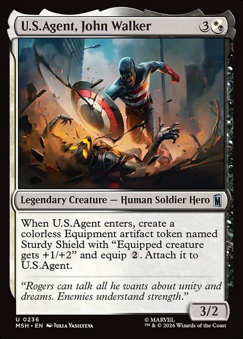 U.S.Agent, John Walker - Marvel Super Heroes - U - 236