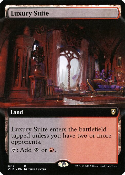 Luxury Suite (Extended Art) - Commander Legends: Battle for Baldur's Gate - R - 602