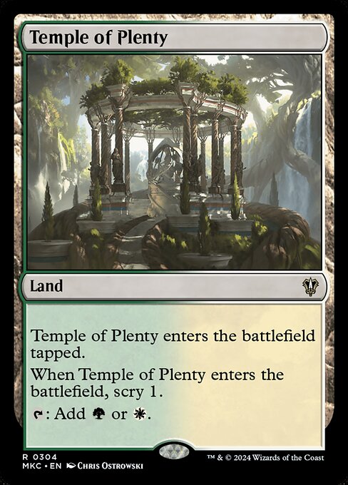 Temple of Plenty - Commander: Murders at Karlov Manor - R - 304