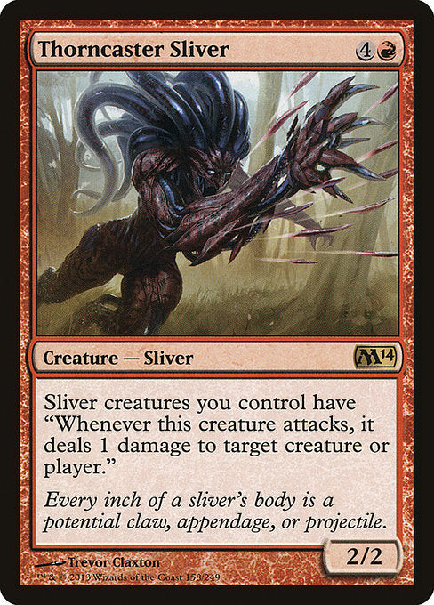 Thorncaster Sliver - Magic 2014 (M14) - R - 158