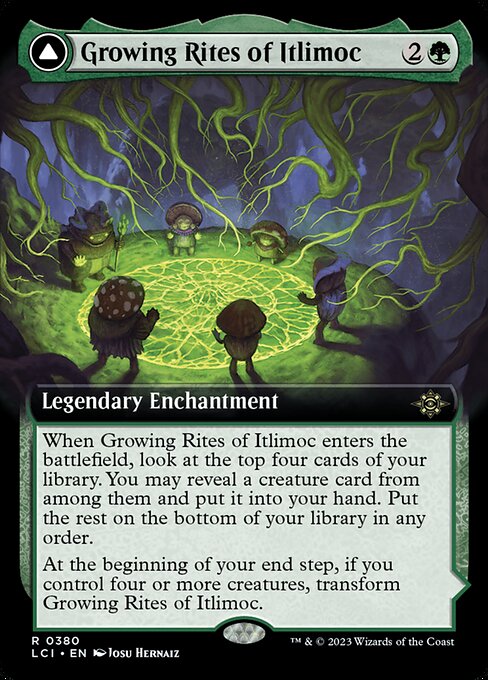 Growing Rites of Itlimoc (Extended Art) - The Lost Caverns of Ixalan - R - 380