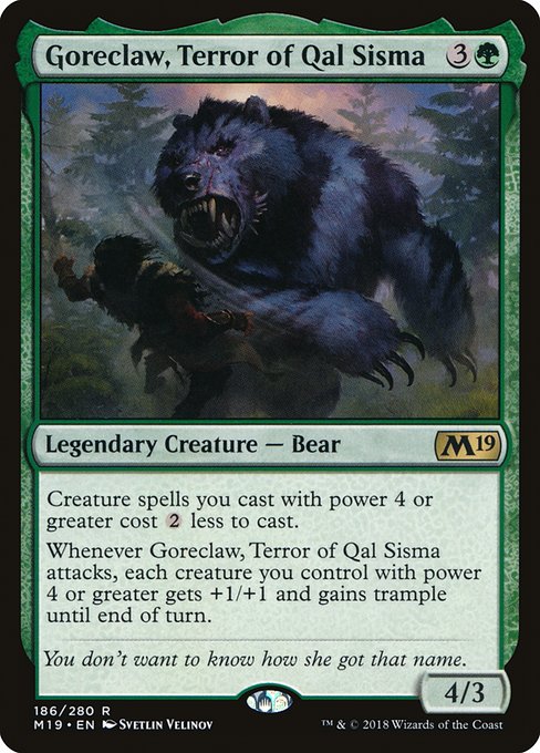 Goreclaw, Terror of Qal Sisma - Core Set 2019 - R - 186